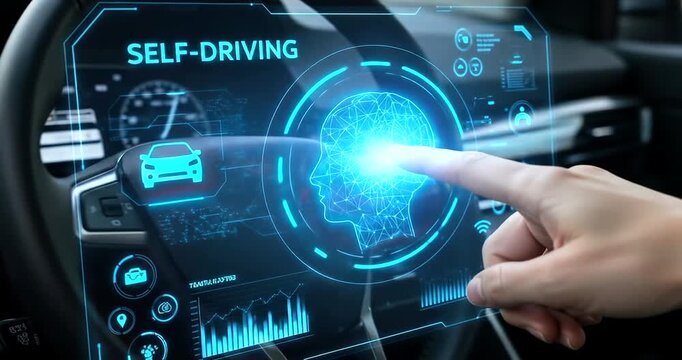 Activating self-driving mode in a car