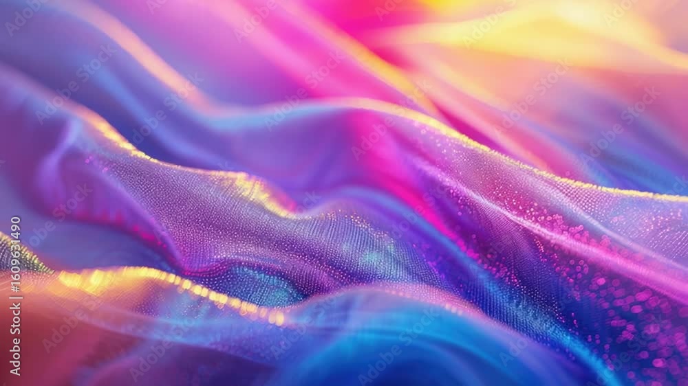 Poster detailed view of textured and patterned textile material