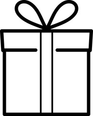 gift box outline icon