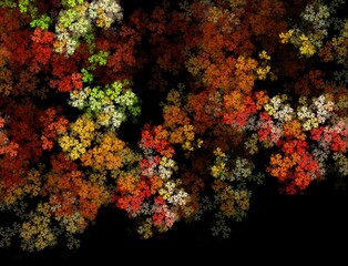 Imaginatory fractal abstract background Image