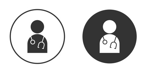 Doctor icon doodle vectors, vector illustration