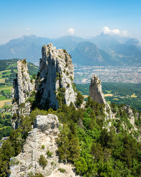 Les 3 Pucelles dans le massif du Vercors en France
