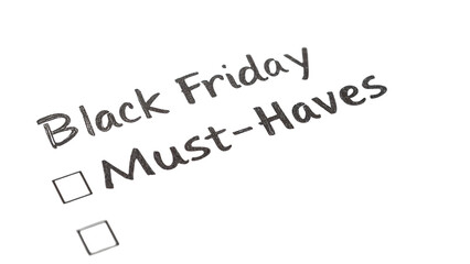 Black friday shopping checklist: essential musthaves for unbeatable deals and savings