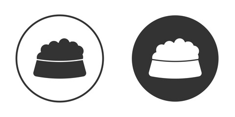 Pet food icon doodle vectors, vector illustration