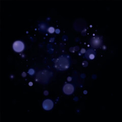 Colorful purple bokeh effect.Texture background abstract Glitter and elegant for Christmas. Dust white. Sparkling magical dust particles. Magic concept. Vector