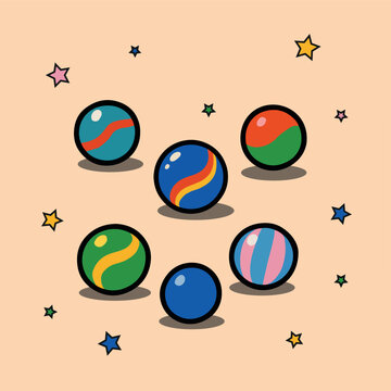 Canicas juego clasico de ni&ntilde;os