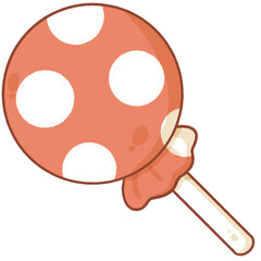 Cute candy cartoon, halloween candy