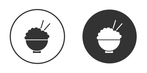 Rise Bowl icon doodle vectors, vector illustration