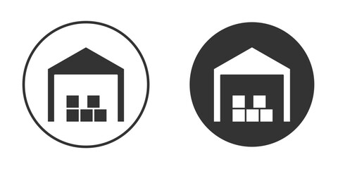Warehouse icon doodle vectors, vector illustration