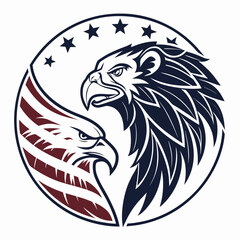 Powerful Vector Logo of Lion Owl Hybrid
