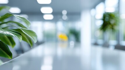 Softly blurred background of a modern office interior, suitable for corporate text. Professional, clean.