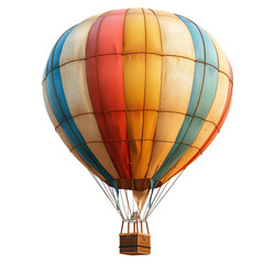 Obraz premium Vintage hot air balloon, vibrant colors