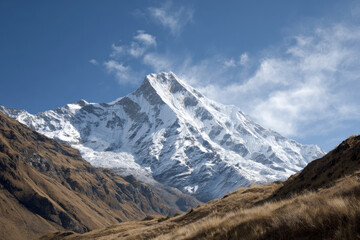 Obraz premium capture breathtaking beauty of top mountains in world renowned for their stunning glaciers