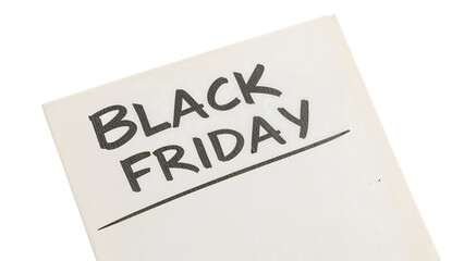 Black friday sale sign: minimalistic design for holiday shopping promotions