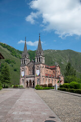 the church of covandonga in the picos de europa