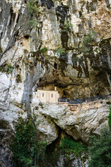 Santa Cueva de Covadonga in spain