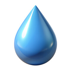 Water Drop 3D Plastic Nature Element Transparent PNG