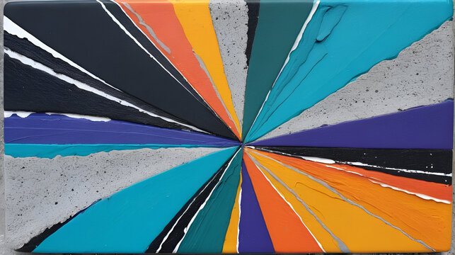 Closeup swirl paint fractured color ink explosion album cover micro hurricane palette fused epoxide concrete
