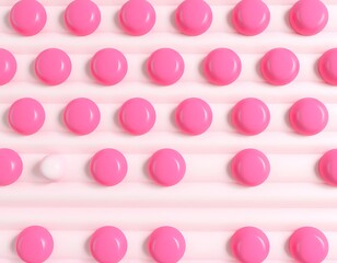 Pink Candy Button Array