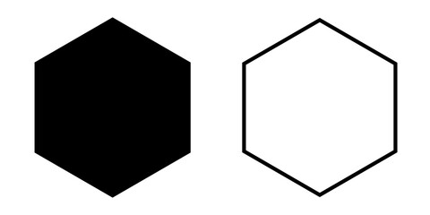 Hexagonal label element
