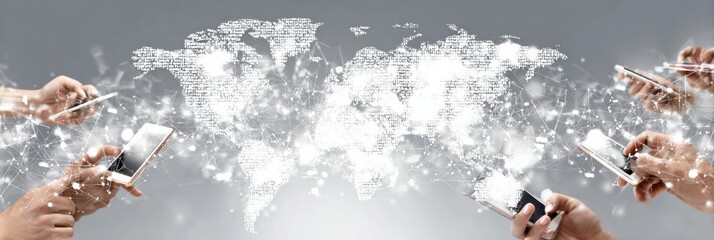 Global Knowledge Sharing Through Digital Devices and Interactive Maps in a Connected World