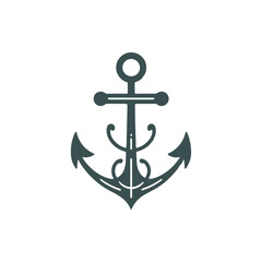 A detailed illustration of a ship's anchor symbolizing stability and maritime themes