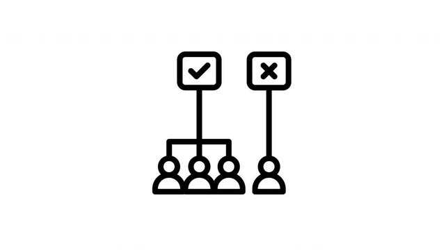 majority vote animated icon