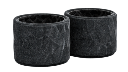 Durable black workout wrist supports for enhanced grip during exercise