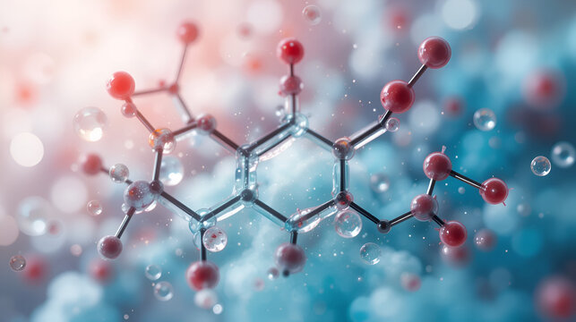 Imidazolidinyl urea antimicrobial preservative molecule.