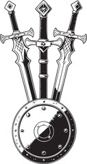 "High-Detail Fantasy Vector Pack – Swords, Hammers, Magic Staffs & Shields in RPG Style"