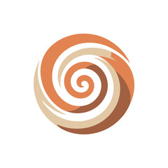 Abstract swirl design featuring warm tones, symbolizing movement and creativity