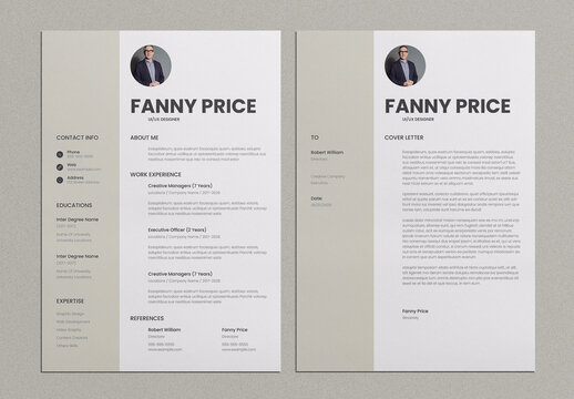 Classic Resume and Cover Letter Set
