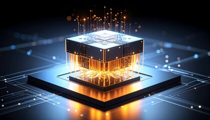 Digital Cube Connecting to Circuit Board Technology