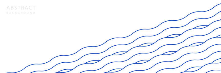 Blue water wave line pattern background. Vector illustration. Japanese style concept. vector modern, bussines,