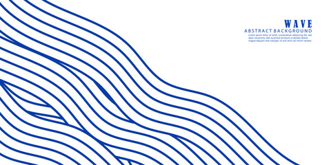wave line in white background. modern blue line in Vector EPS 10