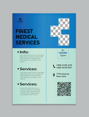 Corporate Medical Flyer Layout.
