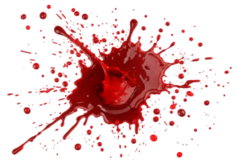 Dynamic red liquid splash creating vibrant and striking visual art on a contrasting dark background