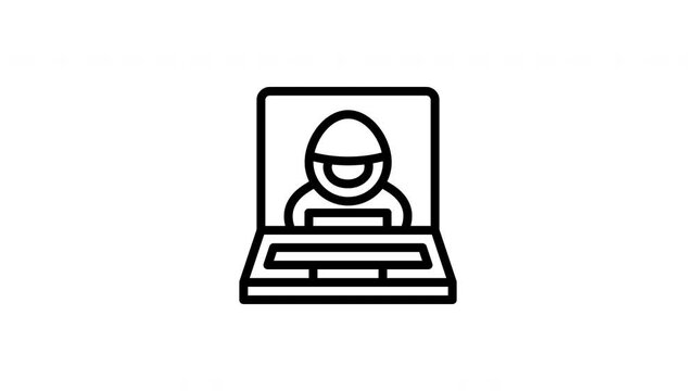 hacker animated icon