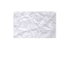 Fototapeta premium crumpled paper isolated on white