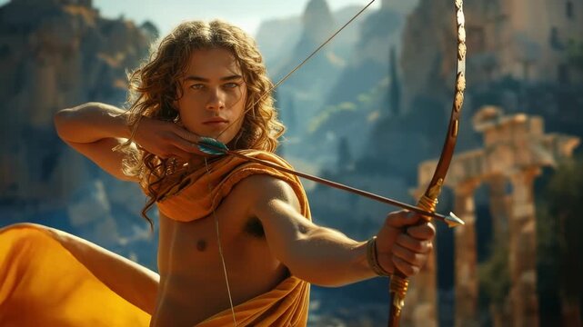 Oracle guide: Apollo power, Phebus sun, Olympus breath, prophecy echo, muse heart, art protector, healer force, migrant journey, divine path, ancient soul, god beacon, sacred glow