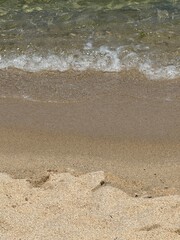 footprints on the beach