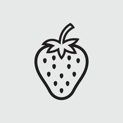 strawberry on a white background