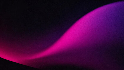 An abstract image featuring smooth, flowing waves of purple and pink hues against a dark background, creating a sense of depth and movement.