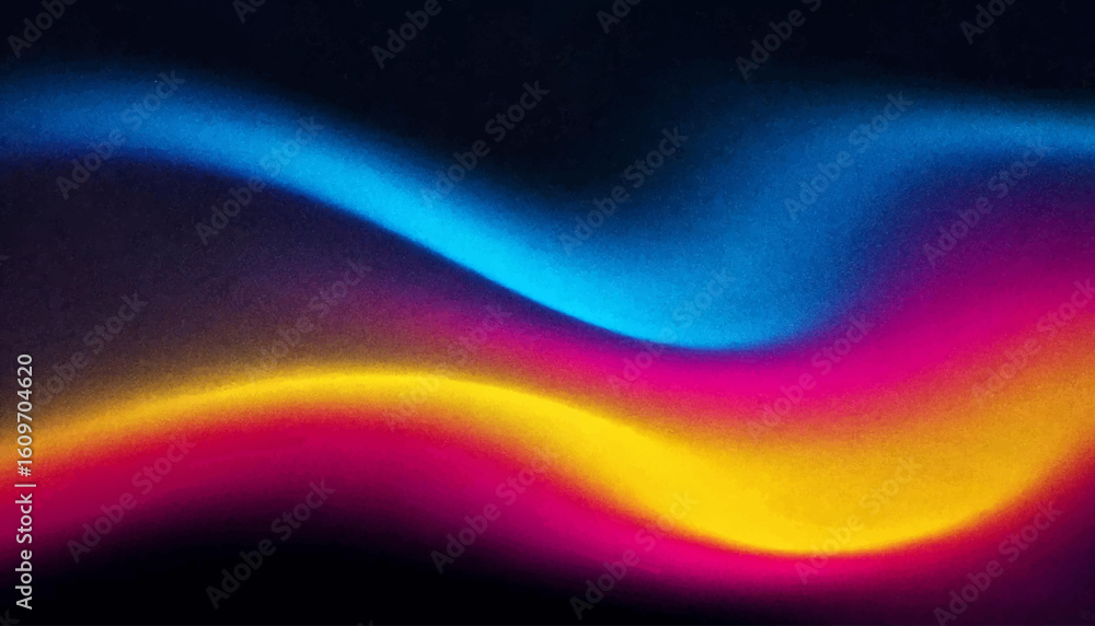 Poster dynamic multicolor background. smooth color gradation. liquid colorful gradient background. vector i