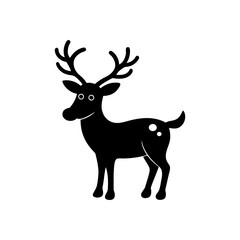 deer silhouette vector illustration