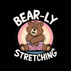Bear t shirt design urban style