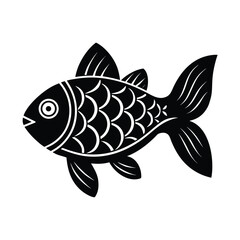 Talavera Fish Head on Water Patterned Ceramic Tile