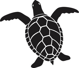 Fototapeta premium Turtle Silhouette Vector Designs 