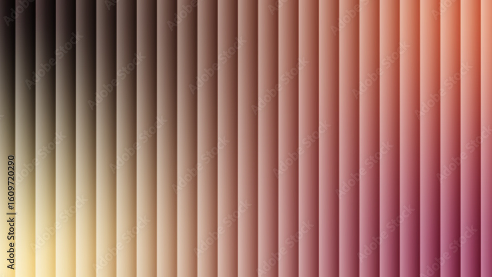 Aufkleber abstract vibrant background with vertical black lines overlaying a multi-color gradient. shades of r
