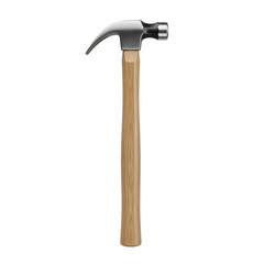 Claw hammer on black background close up